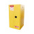 西斯贝尔/SYSBEL WA810601 易燃液体安全储存柜 手动门 黄色 1台装 黄色自动门 60Gal/227L