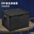 级保冷箱保温箱商用摆摊户外卖箱送餐箱泡沫箱冷藏箱 黑色105L保温箱