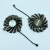全新INNO3D映众RTX3060Ti 3080 黑金版显卡散热风扇CF-12915S 一个风扇注意支架方向