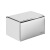 铸固  不锈钢纸巾盒 卫生间收纳两用防水抽纸盒加厚方形卷纸抽纸  K17-黑色