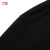 李宁（LI-NING）短袖POLO男2024夏季新款健身系列纯色简约挺括耐穿LOGO上衣 黑色-1 L/175