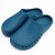 稳斯坦 WF036 手术鞋 实验室洞洞鞋手术室拖鞋劳保鞋无味防滑防护包头 深蓝37/38