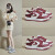 品牌女鞋韩版学生运动板鞋平底跑步鞋子女时尚百搭小白鞋女 酒红 35