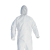 坤泽尔K2000防尘服防护衣连身喷漆液体飞溅农药畜牧养 雷克兰 ESGP528白色防护衣 XXXL
