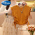 迪士尼（Disney）女童时尚套装洋气时髦裙子2024夏季新大童网红蛋糕裙潮T两件 橘色 (套装) 170cm