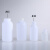 定制适用样品瓶塑料大小口HDPE白色耐用加厚实验室密封分装药剂取样试剂瓶 塑料大口500ml