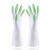 东部工品 护手套超薄耐用清洁手套洗碗洗衣服乳胶手套 S绿色（3双） 