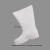EVA轻便泡沫高筒雨鞋水靴工作鞋男防水防滑水产渔业食品厂卫生靴 白色长筒X310 36