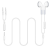 凯联威1.2米2米3米5米加长线有线入耳塞式耳机电脑手机老式圆孔平头 1.5米-通用带麦1.5米调音版