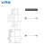威尔克VRK 真空吸金具头吸盘座螺丝转止动接头吸盘连接气动螺母螺丝吸嘴配件 MVPAT6 螺钉 