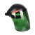 烧电焊防护面罩头戴式焊工专用气焊氩弧焊激光护全脸防烟防尘 浅绿色 其他
