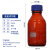 蓝盖试剂瓶GL45蓝盖瓶250 500ml广口螺口瓶棕色丝口瓶schott玻璃瓶溶剂取样瓶试剂瓶 棕色500ml