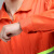 反光工作服环卫套装秋冬款定制男女耐磨保洁后勤园林绿化包邮 橘色套装 185