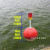 仁聚益海洋航道大浮标河道湖泊浮球浮漂航标灯安全警示浮标灯水位升降旗 直径20厘米浮球闪烁灯