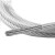 安达通 包塑镀锌钢丝绳 透明涂塑带胶钢丝绳带皮PVC钢丝绳包胶晾衣绳 12mm1米 