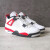 耐克Air Jordan 4 AJ4白黑红 中帮复古篮球鞋 DH6927-161 DH6927-161 35.5