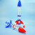 卧楚水火箭全套制作材料青少年科学竞赛水动力火箭头椎尾翼发射器 套装1 机翼型