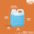 水杉塑料桶方桶油壶小酒桶食品级方形油桶2.5L/10kg5升公斤密封取样桶 1L-半透明