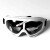 喷漆眼镜骑行喷漆玻璃钢化防护眼镜工业飞溅透明打磨全封X300黑框透明镜片 X400白框 透明镜片