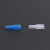 定制适用PVC透明端子护套旗形插簧护套 阻燃环保ROHS接线端子公母绝缘护套 2000只(250)6.3-4.0 普通 蓝色