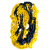 鸣固 塑料黄黑警示链条 6mm粗30米长（华润专用）