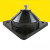 启宙 JGF型风机减震器 水泵橡胶垫圆形剪切碗式中央空调机组防振减振器 方形JGF-1(0-30kg) 