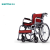 康扬轮椅 soma轮椅老人轻便折叠铝合金瘫痪残疾人轮椅车药房同款100.5 【SM-150.5C】小轮橘色座宽45cm座深42
