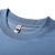 BTNY轻奢品牌桑蚕丝圆领透气重磅防皱休闲黑色时尚款净版短袖t恤男装 天蓝色 XXXL/56(180-200斤)