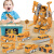 UHFQ儿童磁力玩具车3-4-6岁磁吸拼接汽车8-10岁百变积木变形机器人 7- 随机贴纸002