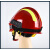 YHGFEE17统型抢险救援安全帽ABS应急救援消防安全帽防砸耐冲击防火地震 橙红安全帽+灯架+手电筒