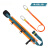 单腰式安全带腰带GM3630国标全套高空作业空调安全绳带 单小钩1.8米套装