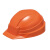 希凡里安全帽施工地便携伸缩可折叠出差头盔 橙色
