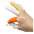 一次性乳胶工业手指套劳保美容美甲防尘防滑耐磨橡胶手指套工业品 米黄指套均码 500克/包 约780个