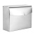 贝傅特 不锈钢纸巾盒 卫生间厕所壁挂式免打孔纸盒置物架 流光银纸巾盒
