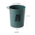 斯威诺 X-3999 侧把手无盖垃圾桶 直径22CM 办公室纸篓垃圾篓 绿色