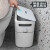 圾垃埇垃圾桶卫生间厕所厨房专用夹缝大容量带盖大号自动打包放纸 自动打包垃圾桶-岩灰色