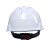 懒牛国标安全帽工地ABS 三筋透气加厚-白色电力建筑领导用头盔