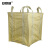 安赛瑞 吨袋 太空袋集装吨包袋污泥预压袋 90×90×110cm四吊环托底 黄色 2A00558