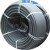 黑色HDPE高密度聚乙烯40硅芯管pe50穿线管25预埋盘管32 60 63推荐 60pe穿线管厚3.5(100米) 内外黑