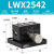 LWX4040/4060 XYZ轴移动平台齿轮燕尾槽导向型位移滑台xy轴x轴z轴 LWX2542