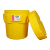 SYSBEL西斯贝尔泄漏应急处理桶 有毒物质密封桶SYD200 20Gal/75.7L 20加仑泄漏应急处理桶SYD200 黄色 现货
