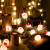 圣诞灯串 圣诞节装饰品led灯串 雪人圣诞树节日装饰品小彩灯闪灯串灯满天星挂件灯饰场景布置 戴帽子的雪人 4米20灯电池USB两用款