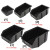 防静电斜口ESD零件盒元件盒物料组合式背挂式周转箱收纳盒 H7盒  515*345*185mm(组合式)