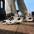 adidas CITYWOWLK稳定缓震回弹防滑耐磨跑步鞋男女阿迪达斯轻运动 灰白色/黑色 38.5