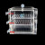 克力真空箱透明抽真空消泡桶实验pmma干燥箱有机玻璃手套操作箱 手套真空箱30*30*40 真空下