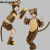 儿童动物服装猴子动物服装儿童小猴子演出服儿童动物幼儿园卡通舞蹈服猴子捞月成人小猴子表演服装 小狗 100cm