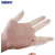 海斯迪克 加厚防滑护指 耐磨乳胶手指套(100只) 米白色 2.7cmM码 