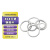 众立诚304不锈钢圆环实心圆环焊接环连接环钢圈铁环装饰环0型圆环 6*30/一盒10个 
