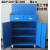 重型工具柜子车间用抽屉式储物箱工具车多功能加厚五金铁皮收纳柜 0.8厚蓝色配挂板和三寸轮 80*40