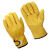 伏加瑞氩弧焊电焊手套全羊皮焊接手套柔软透气耐磨隔热防烫柔软羊皮手套 黄色羊皮手套（加棉） 3双